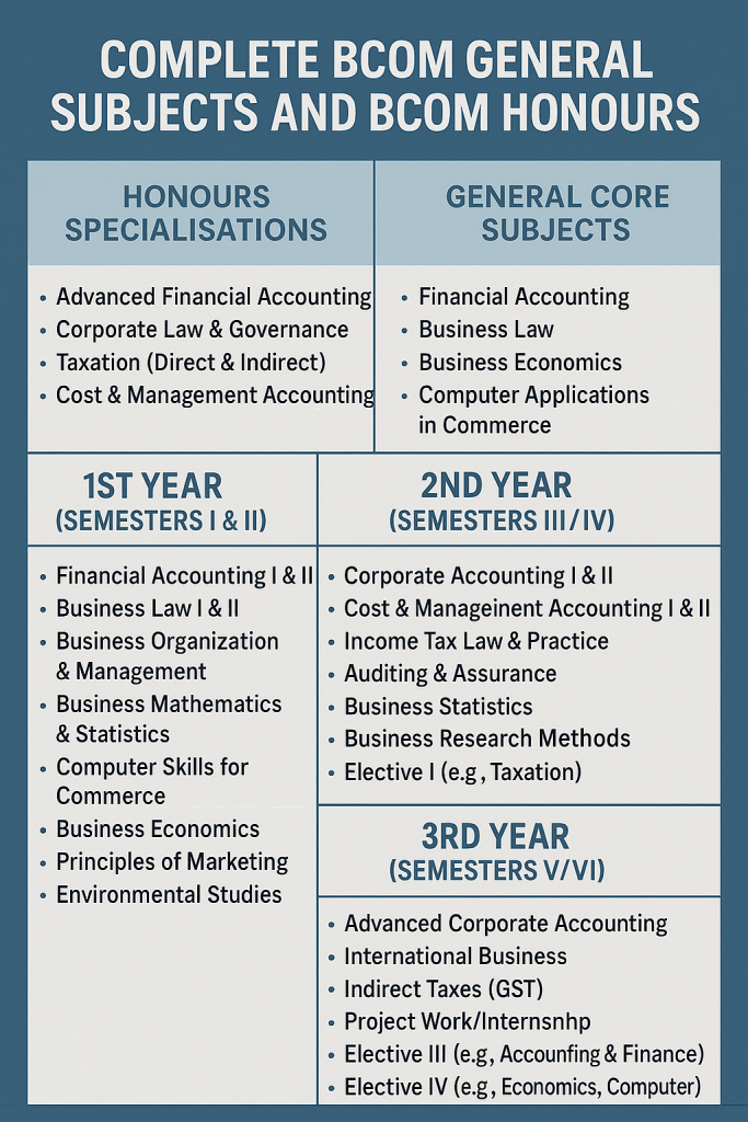 B com General Subjects
