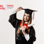 Working professional attending online MBA classes from home using a laptop, symbolizing work-study balance and flexible learning
