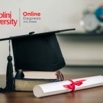 Visual comparison of AICTE and UGC roles in online MBA programs in India, showing regulatory responsibilities, approval requirements, and legitimacy of degrees from recognized universities.