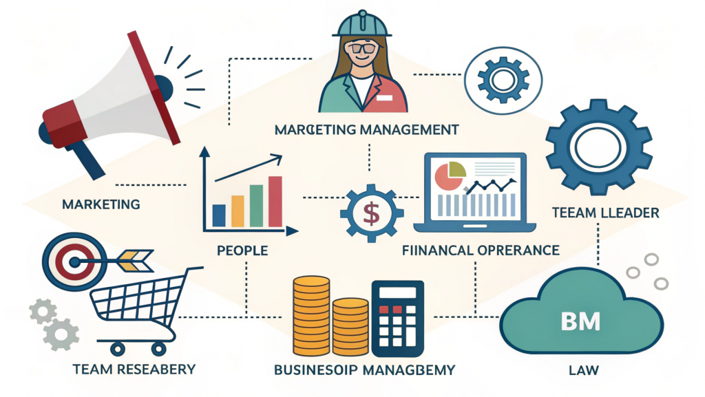 Second year subject breakdown in BBA including marketing, HRM, finance, operations, business law, accounting, research, and MIS – How Many Subjects in BBA Course.