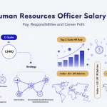 CHRO salary 2026 infographic banner showing HR leadership role, org structure and global salary insights