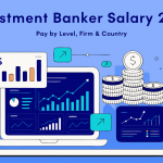 Investment banking salary comparison by level and location with financial data visuals