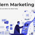 Modern marketing featured image showing digital channels, customer behaviour, analytics and data-driven marketing strategies.