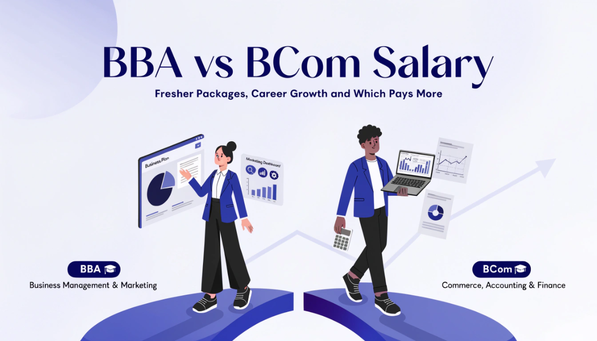 BBA vs BCom Salary: Fresher Packages, Growth and Which Pays More